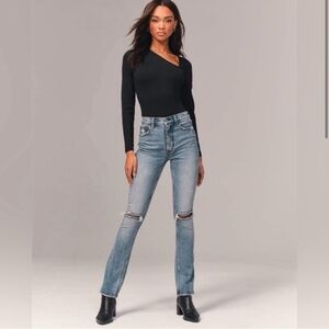 Abercrombie & Fitch - The ‘90s Skinny High Rise Blue Jeans (Size: 26)